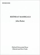 Birthday Madrigals Instrumental Parts Instrumental Parts cover Thumbnail